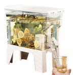 İçecek Dispenser - Su Dispanseri İçecek Kavanozu | Renkli Dayanıklı Yapay UV Bitkileri Bahçe, Balkon, Saksı, Çiçeklik, Pencere Kutusu, Patio İçin