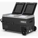 Iceco K95D 95 lt Akülü Kablolu ve Çift Bölmeli Kompresörlü Oto Buzdolabı