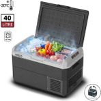 Iceco MCD40D 12/24VOLT 40 Litre Kompresörlü Outdoor Oto Buzdolabı - 40 lt - Siyah