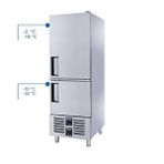 Iceinox Dik Tip Kombi Tip Buzdolabı 2 Kapılı Gri