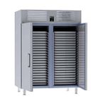 Iceinox Dik Tip Patiseri Buzdolabı 2 Kapılı 40x60 Tepsi Kapasiteli 1340 Lt Gri