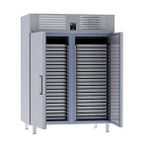 Iceinox Dik Tip Patiseri Derin Dondurucu 2 Kapılı 60x80 Tepsi Kapasiteli 1460 Lt Gri