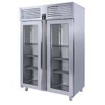 Iceinox Dik Tip Snack Derin Dondurucu 2 Cam Kapılı Gri