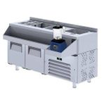 Iceinox Kokteyl Hazırlık Buzdolabı 190 Lt 2 Kapılı Gri