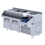 Iceinox Kokteyl Hazırlık Buzdolabı 280 Lt 3 Kapılı Gri