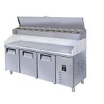 Iceinox Make Up Buzdolabı Mermerli 515 Lt Gri