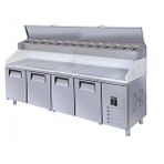 Iceinox Make Up Buzdolabı Mermerli 650 Lt Gri