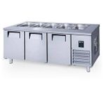 Iceinox Servis Buzdolabı 515 Lt 3 Kapılı Gri