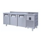 Iceinox Tezgah Tip Gn Buzdolabı 3 Kapılı Evyeli Gri