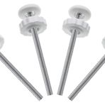 ICERO - Bebek Kapısı Genişletici Duvar Koruyucu - Basınca Monte Kapılar Uzatma Kiti 1,1-3,5" Çocuk Güvenlik Kapılarını Uzatır ve Duvarları ve Kapıları Evcil Hayvan ve Köpek Kapılarından Korur -