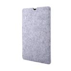 Ichiias Keçe Dizüstü Bilgisayar Kılıfı Çanta Kılıfı + Macbook Air Pro Retina için Mouse Pad (13 inç Gri)