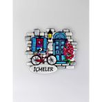 İçmeler Temalı Polyester Kabartmalı Magnet 7 X 6,5 Cm – Dekoratif Hediyelik Buzdolabı Süsü (Kod:1243)
