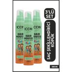 Icon Care Saç Şekillendirici Köpük For Kıds 3'lü Set
