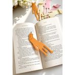 Icon Layer Dondurma Tasarımlı Kitap Ayracı – Dekoratif ve Eğlenceli Bookmark - Kayısı