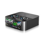iCON Pro Audio Cube 2 Nano S Yüksek Kalite 1-Giriş/2-Çıkış 24-bit/192 kHz USB-C Ses Kartı: 32 – 300 ohm aralığındaki kulaklıkları güvenle destekler