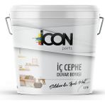 Icon Silikonlu Ipek Mat Beyaz 7,5 lt İç Cephe Boyası