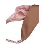 ICON SILK Çift Renkli%100 Saf İpek Saç Bandı (Pembe/Blush)
