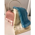 ICON SILK Organik Bambu Bebek Battaniyesi (75 cm * 100 cm) 1 Adet (Açık Pembe)