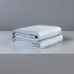 ICON SILK Premium Saf Ipek Fleece Çift Kişilik Battaniye (Bebek Mavisi) - 195 x 215 cm