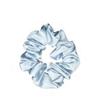 ICON SILK Saf İpek Saç Tokası Orta Boy 3,5 cm (1 Adet) (Soluk Mavi)