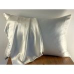 ICON SILK 'Sleep & Glow' %100 Saf Ipek Fermuarlı Yastık Kılıfı 1 Adet (Ekru) - 50 cm * 70 cm