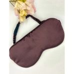 Icon Silk 'sleep & Glow' %100 Saf Ipek Uyku Maskesi Göz Bandı (Acı Çikolata)