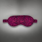 ICON SILK 'Sleep & Glow' %100 Saf Ipek Uyku Maskesi Göz Bandı (Purple Leopard)