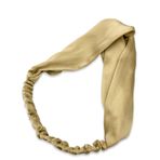 ICON SILK%100 Saf İpek Saç Bandı (Şampanya rengi)