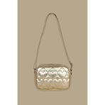ICONE BAG Icone Çocuk Kalp Kapitone Detaylı Omuz Çantası Gold