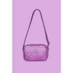 ICONE BAG Icone Çocuk Kalp Kapitone Detaylı Omuz Çantası Mor