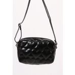 ICONE BAG Icone Çocuk Kalp Kapitone Detaylı Omuz Çantası Siyah