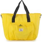 İcone Bag Kadın Spor Çantası Fermuarlı Büzgü Cepli Dayanıklı Malzeme ile 37x35x15 cm - Sarı