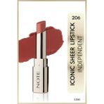 Iconic Sheer Lipstick Nemlendirici Parlak Ruj 206 Independent - Nude