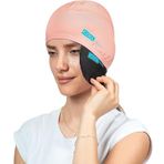 iCool Head Migren Başlığı, Baş Ağrısı için Jel Soğuk Kompres, Migren Bandı, Gerginlik, Sinüs Ağrısı, Şişmiş Gözler, Stres Azaltma, Kafa Yaralanma ve Travma için Soğutma Başlığı (Somon)