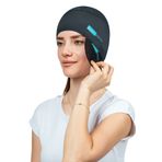 iCool Head Migren Ve Baş Ağrısı Giderici Başlık, Sıcak Ve Soğuk Kompres Şapka, Buz Paketi Bandaj (ANTRASİT)