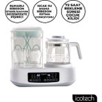 Icotech BD90 Multi Fonksiyonel 5 I 1 Arada Buharlı Biberon Sterilizatörü, Kurutucu,su Mama Isıtıcı, Pişirici