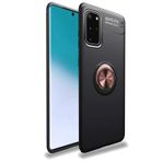 iCoverCase Samsung Galaxy S20 Plus için Halka Tutuculu Kılıf, Dönebilen Matal Halka Destek Çubuğu [Manyetik Araba Montajı ile Çalışma] Darbeye Dayanıklı Ultra İnce Koruyucu Kılıf (Gül Altın+Siyah)