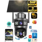 İcsee Sım730 4G 6Mp Dual Lens Ultrahd Güneş Enerjili Aov Akıllı Güvenlik Kamerası