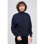 Ida Erkek Lambswool Yarım Balıkçı Kazak 0593161 Lacivert