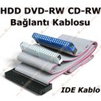 Ide Kablo 80 Pin Hdd Dvd-Rw Cd-Rw Kablosu