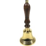 İdea Okullar İçin Nostalji Zil Çan Prinç Döküm 19 cm 1 Adet