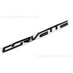 İdeal Aksesuar Chevrolet Corvette Bagaj Yazısı Siyah Renk Metal 3D Ithal Arma Logo Luggage Lettering Rigging - 27.5x2cm