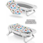 İdeal Baby Ideal Baby Köpüklü Bebek Küvet Filesi Kaydırmaz File Yenidoğan Uyumlu Eğitici Desenli 0-12 Ay Eğitici Desenli Beyaz