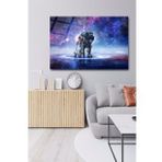 İdeal Glass Art Astronot Cam Tablo