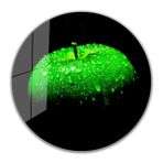 İdeal Glass Art İdealizbiz Elma Yuvarlak 4 mm Dayanıklı Temperli Cam Tablo