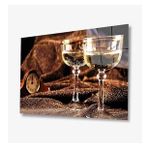 İdeal Glass Art Kadeh 4 mm Dayanıklı Temperli Cam Tablo