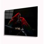 İdeal Glass Art Papağan 4 mm Dayanıklı Temperli Cam Tablo
