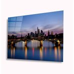 İdeal Glass Art Şehir Manzarası 4 mm Dayanıklı Temperli Cam Tablo