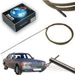 İdeal Otomotiv Mercedes S-Sınıfı W126 1979-1985 1167800089 Için Sunroof Teli (Tüylü; Ses Yapmaz)