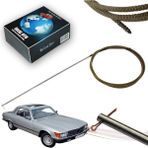 İdeal Otomotiv Mercedes Slc (C107) 1972-1981 1077800089 Için Sunroof Teli (Tüylü; Ses Yapmaz)